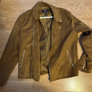 H&M Tan Motorcycle Jacket. large